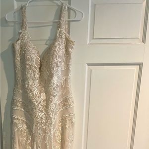 Off white mermaid dress